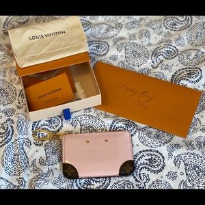 Louis Vuitton Rose Ballerine Venice Key Pouch